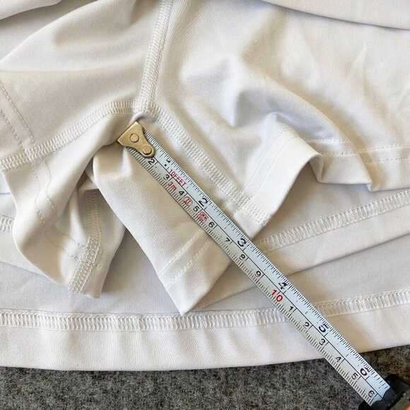 Slazenger Womens White Tennis Pickleball 14" Skort Size L Built-in Shorts Pocket - Picture 11 of 11